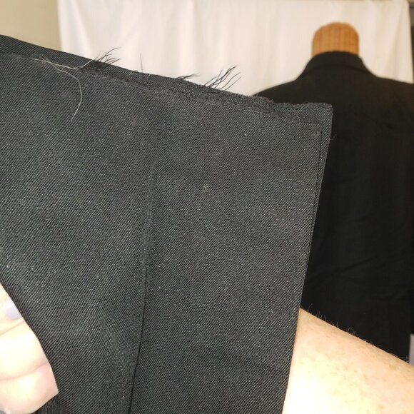 Bendetti Uomo Men's Black 2-Piece Suit with Suspenders, 38R - Picture 8 of 11